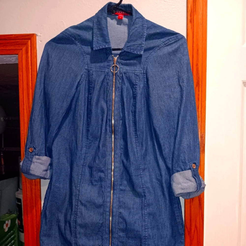 Super cute vintage jean dress sm M